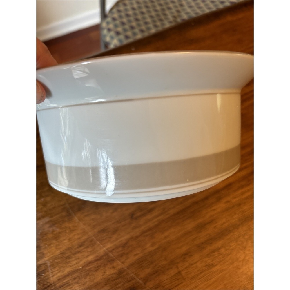 Vtg‎ Dansk Concerto Allegro Taupe Porcelain Vegetable Serving Dish Bowl Japan 8"